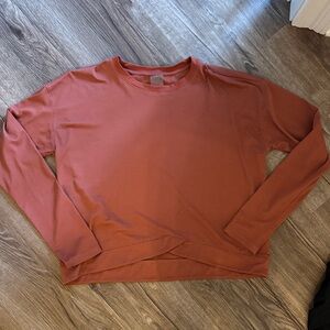 CALIA by Carrie Underwood Terracotta Long Sleeve Top